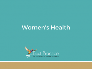 ONLINE COURSE 44 - Womens Health using Bp Premier
