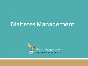 ONLINE COURSE 32 - Diabetes management using Bp Premier software