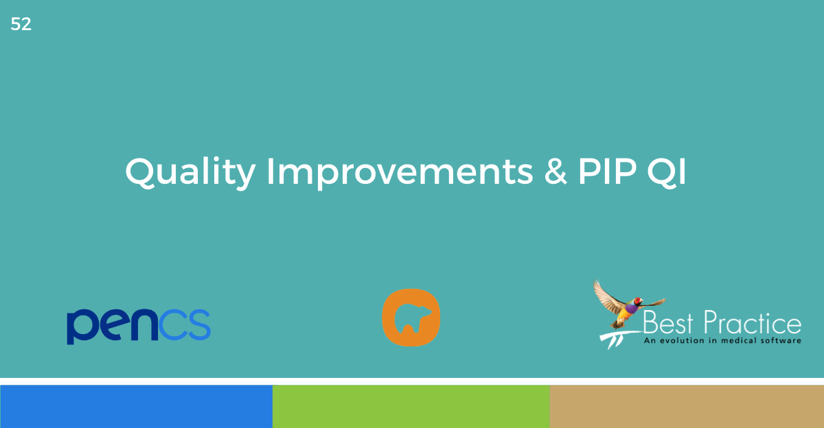 ONLINE COURSE 51 - PIP QI – Implementing quality improvements - using Bp Premier, Pen CS & Polar