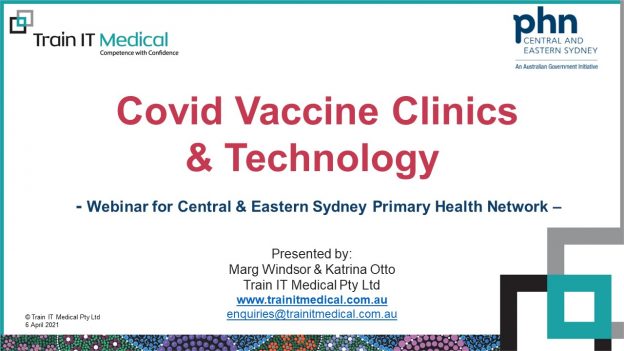 CESPHN Webinar: ‘Covid Vaccine Clinics & Technology’ – 6 April 2021