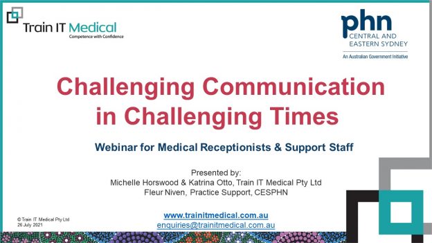 CESPHN Webinar: ‘Challenging Communication in Challenging Times’ – 26 July 2021